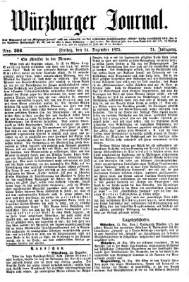 Würzburger Journal Freitag 24. Dezember 1875