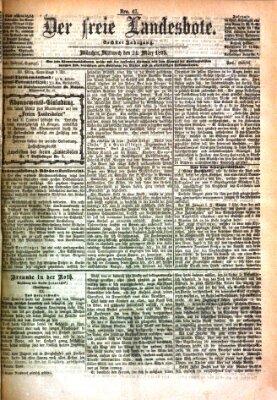 Der freie Landesbote Mittwoch 24. März 1875