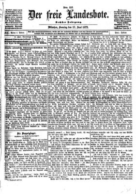 Der freie Landesbote Sonntag 13. Juni 1875