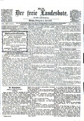 Der freie Landesbote Freitag 2. Juli 1875