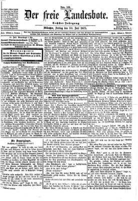 Der freie Landesbote Freitag 30. Juli 1875