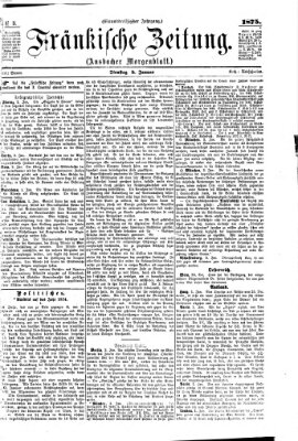 Fränkische Zeitung (Ansbacher Morgenblatt) Dienstag 5. Januar 1875