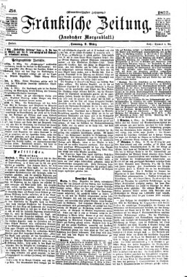 Fränkische Zeitung (Ansbacher Morgenblatt) Sonntag 7. März 1875