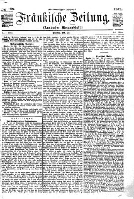 Fränkische Zeitung (Ansbacher Morgenblatt) Freitag 30. Juli 1875