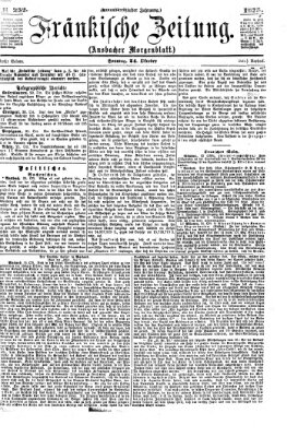 Fränkische Zeitung (Ansbacher Morgenblatt) Sonntag 24. Oktober 1875