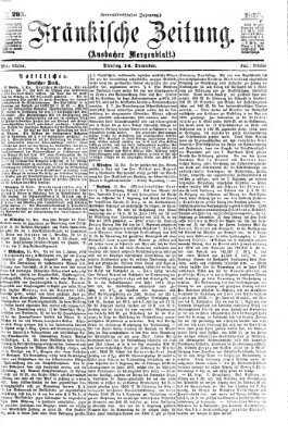 Fränkische Zeitung (Ansbacher Morgenblatt) Dienstag 14. Dezember 1875