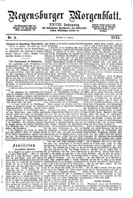 Regensburger Morgenblatt Mittwoch 13. Januar 1875