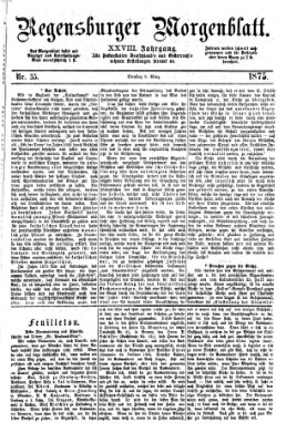 Regensburger Morgenblatt Dienstag 9. März 1875