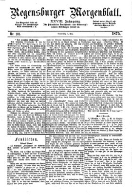 Regensburger Morgenblatt Donnerstag 6. Mai 1875