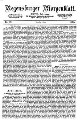 Regensburger Morgenblatt Donnerstag 3. Juni 1875