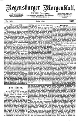 Regensburger Morgenblatt Dienstag 6. Juli 1875