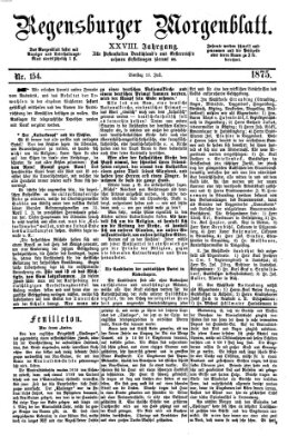 Regensburger Morgenblatt Dienstag 13. Juli 1875