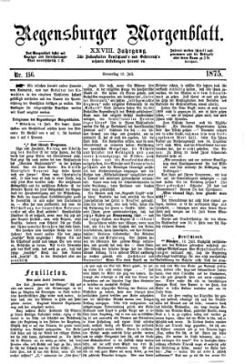 Regensburger Morgenblatt Donnerstag 15. Juli 1875