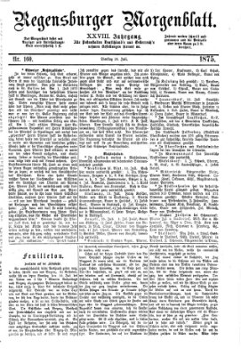 Regensburger Morgenblatt Dienstag 20. Juli 1875