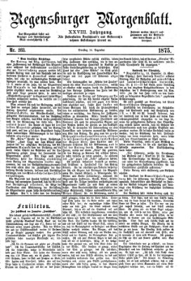 Regensburger Morgenblatt Dienstag 14. Dezember 1875