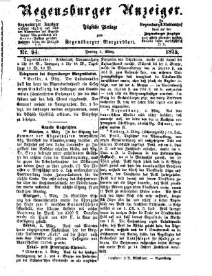 Regensburger Anzeiger Freitag 5. März 1875