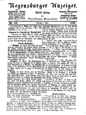 Regensburger Anzeiger Samstag 1. Mai 1875