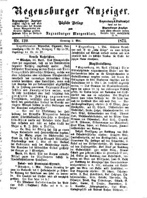 Regensburger Anzeiger Sonntag 2. Mai 1875