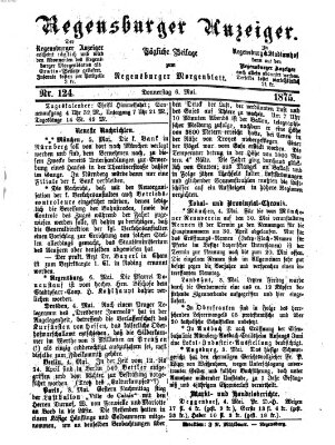 Regensburger Anzeiger Donnerstag 6. Mai 1875