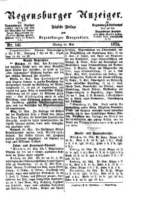 Regensburger Anzeiger Montag 24. Mai 1875