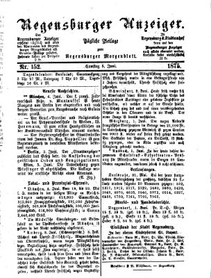 Regensburger Anzeiger Samstag 5. Juni 1875