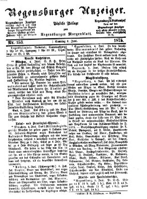 Regensburger Anzeiger Sonntag 6. Juni 1875