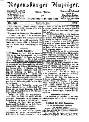 Regensburger Anzeiger Freitag 25. Juni 1875