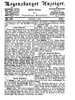 Regensburger Anzeiger Donnerstag 8. Juli 1875