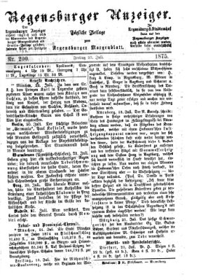 Regensburger Anzeiger Freitag 23. Juli 1875