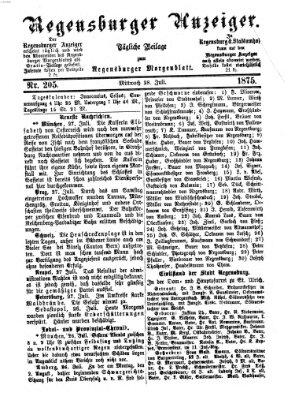 Regensburger Anzeiger Mittwoch 28. Juli 1875