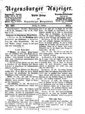 Regensburger Anzeiger Freitag 29. Oktober 1875