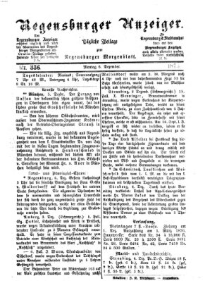 Regensburger Anzeiger Montag 6. Dezember 1875