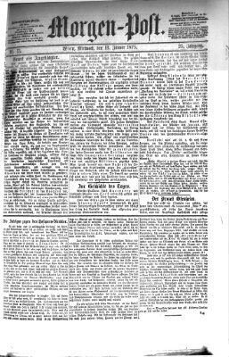 Morgenpost Mittwoch 13. Januar 1875