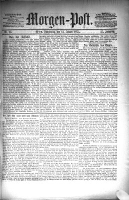 Morgenpost Donnerstag 14. Januar 1875