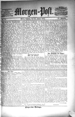 Morgenpost Sonntag 24. Januar 1875