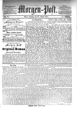 Morgenpost Sonntag 31. Januar 1875