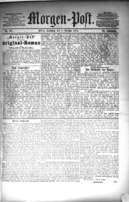 Morgenpost Samstag 6. Februar 1875