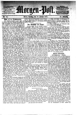 Morgenpost Samstag 20. Februar 1875