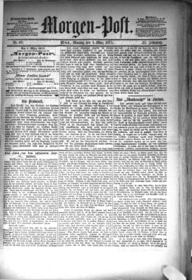 Morgenpost Montag 1. März 1875