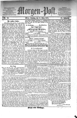 Morgenpost Sonntag 21. März 1875