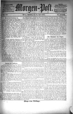 Morgenpost Mittwoch 14. April 1875