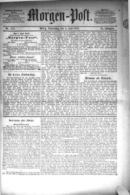 Morgenpost Donnerstag 3. Juni 1875