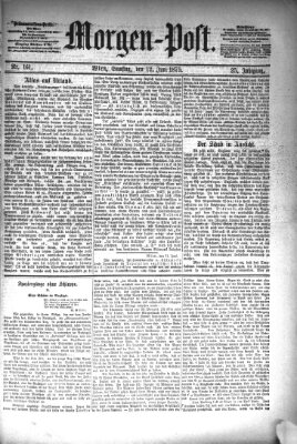 Morgenpost Samstag 12. Juni 1875