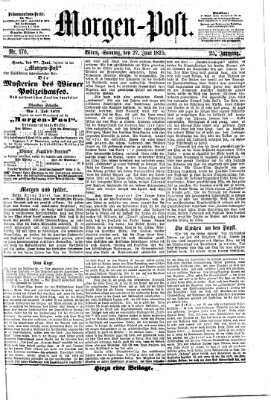 Morgenpost Sonntag 27. Juni 1875