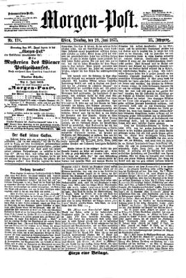 Morgenpost Dienstag 29. Juni 1875