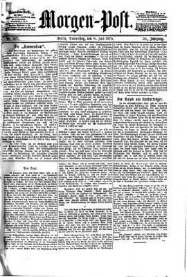 Morgenpost Donnerstag 8. Juli 1875