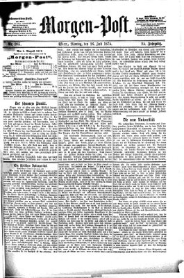 Morgenpost Montag 26. Juli 1875