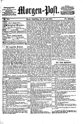 Morgenpost Donnerstag 29. Juli 1875