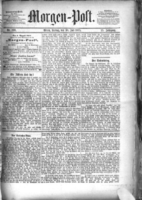 Morgenpost Freitag 30. Juli 1875