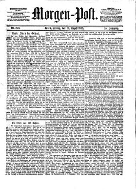 Morgenpost Freitag 13. August 1875